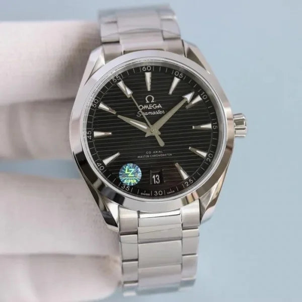 Omega Sea Master Aqua Terra 150M Silver Black